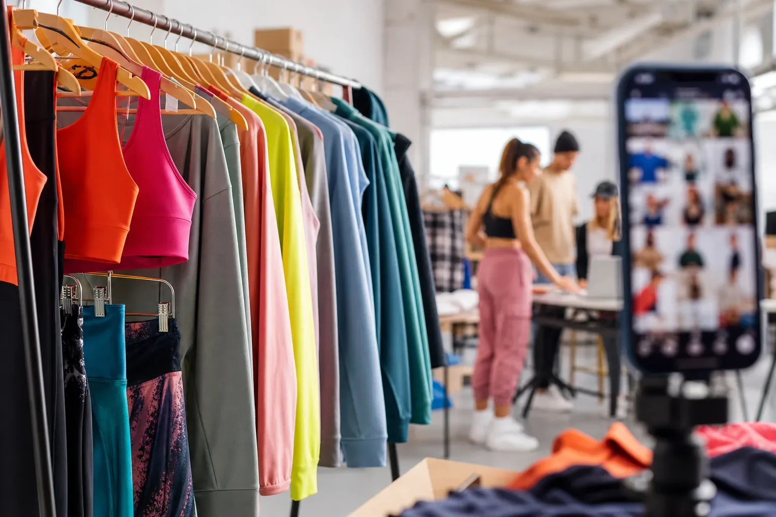 Fast fashion activewear production for social-led DTC brands