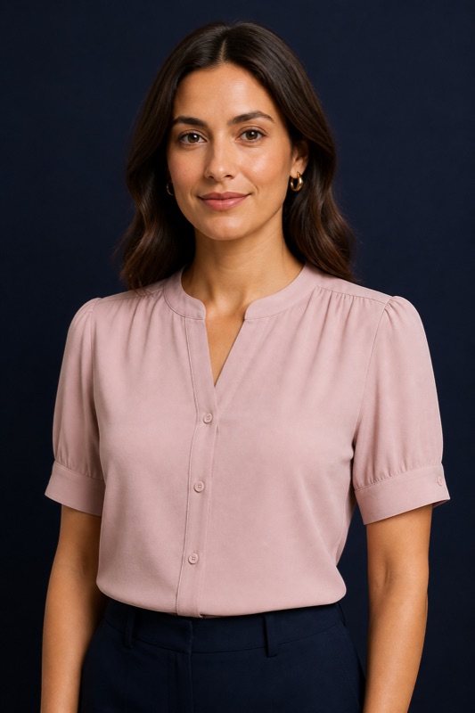 Worn blouse generated on the style